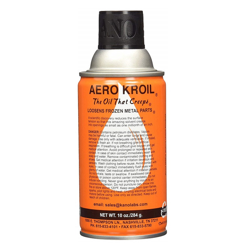 Lubricant 10 oz Aerosol Spray Kano Aerokroil