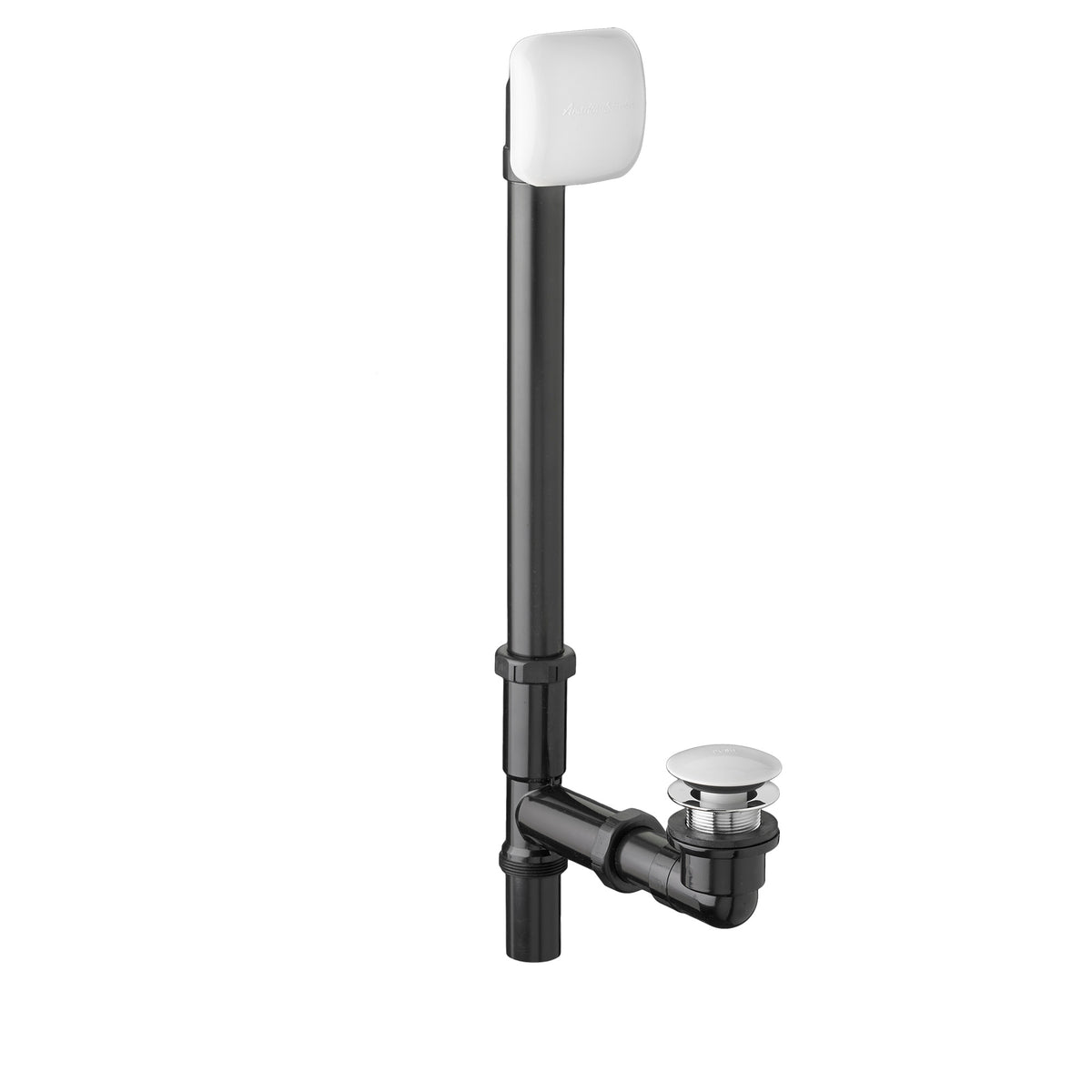 Universal Deep Soak Max Bathtub Drain w/Pop-Up Stopper White