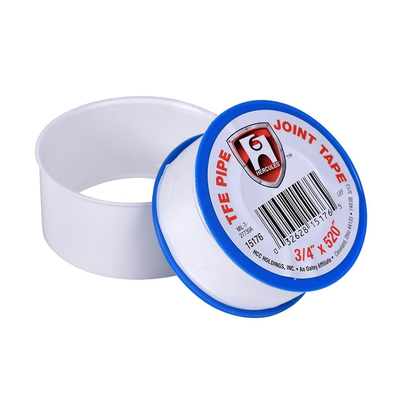 Thread Seal Tape 3/4"X520" Teflon White