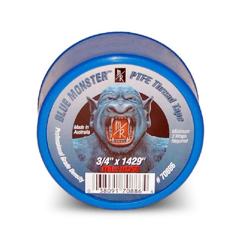 Blue Monster 3/4" x 1429" Teflon Blue Tape