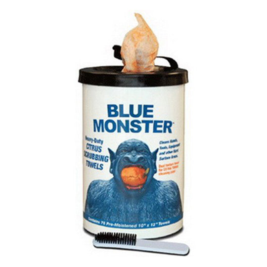 TOWELS 10X12 77095 SCRUBBING CITRUS BLUE MONSTER HEAVY-DUTY