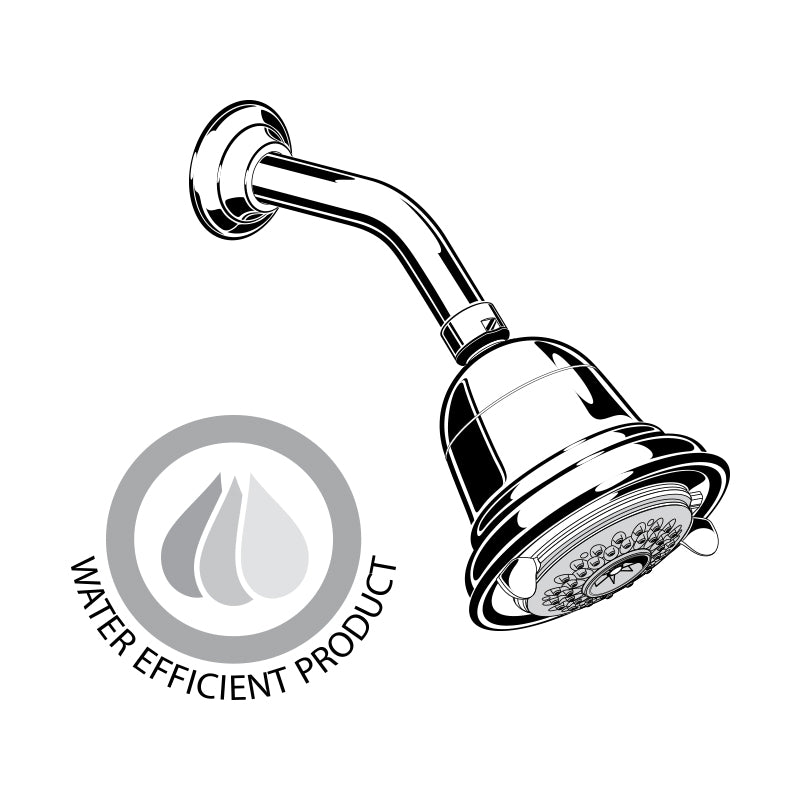 Traditional FloWise Showerhead w/Arm in Blackened Bronze