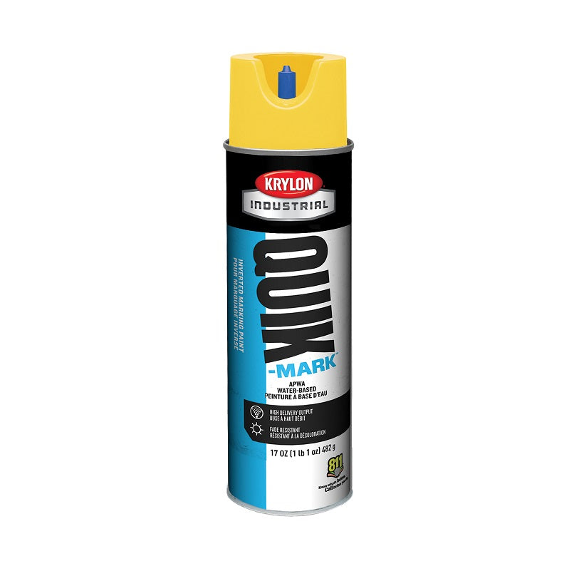 PAINT 17 OZ YELLOW MARKING SPRAY S03801 - APWA - INVERTED