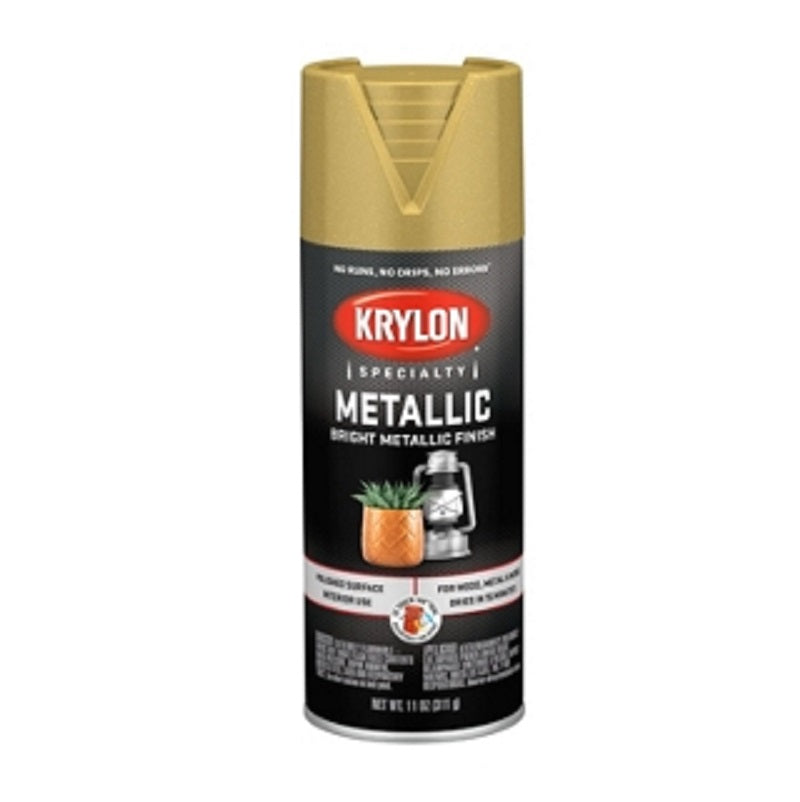 Krylon Bright Gold Acrylic Enamel 16oz Aerosol Can