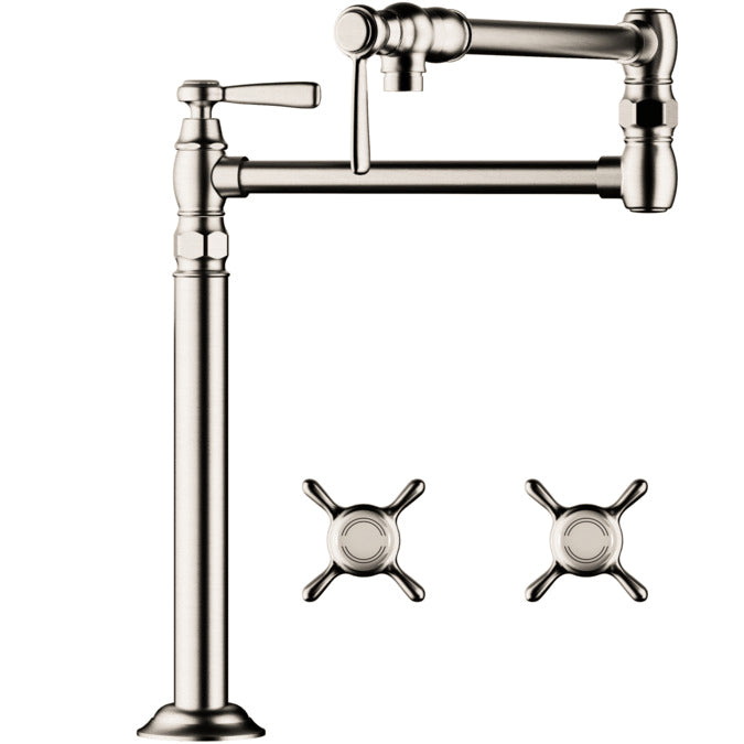 Axor Montreux Single Hole Deck Mount Pot Filler in Nickel