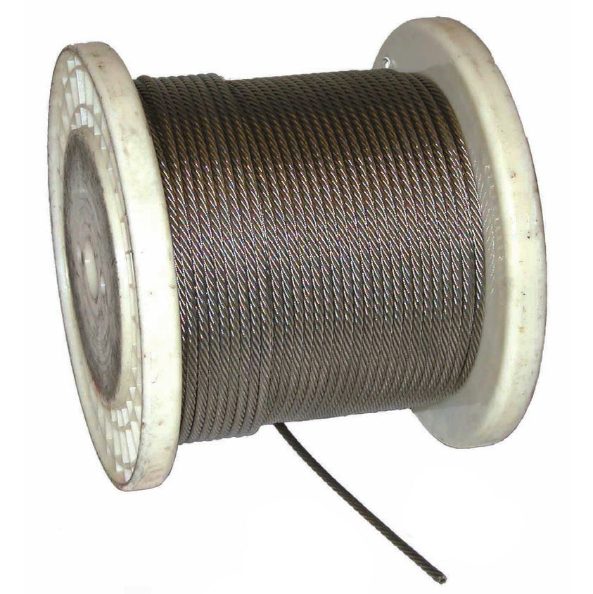 CABLE 1/16 (7X7) TYPE 304 STAINESS STEEL 480 LB. NOMINAL