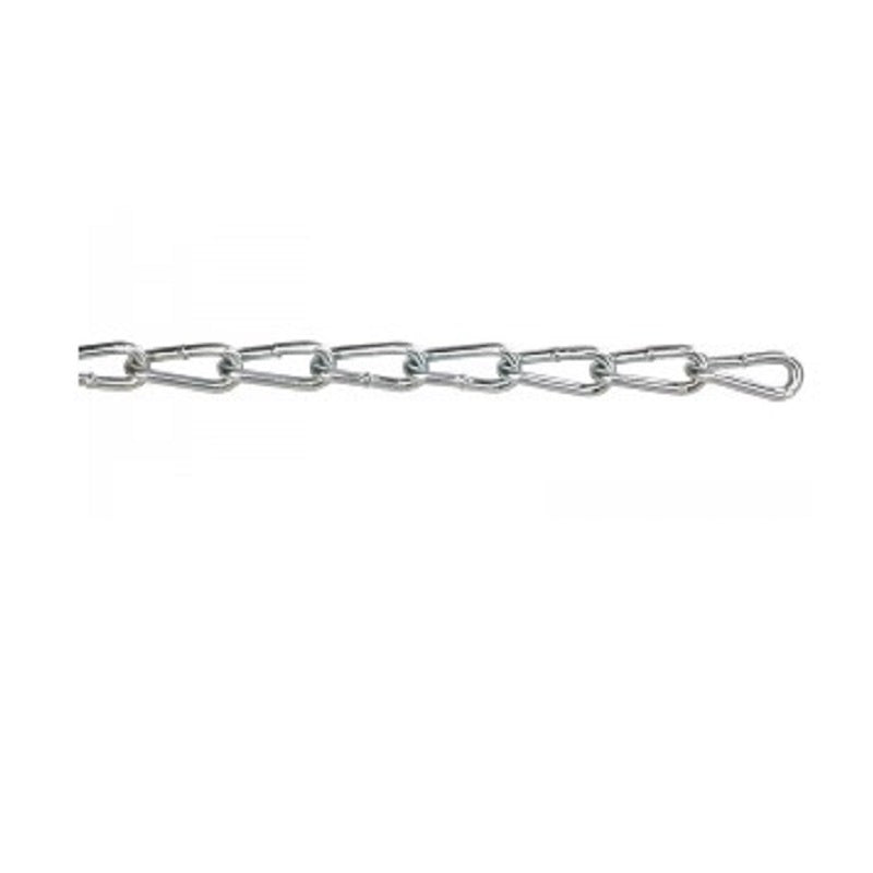 Chain 4/0 (.217") Twisted Link Zinc Plated 635 Lbs Work Load Limit