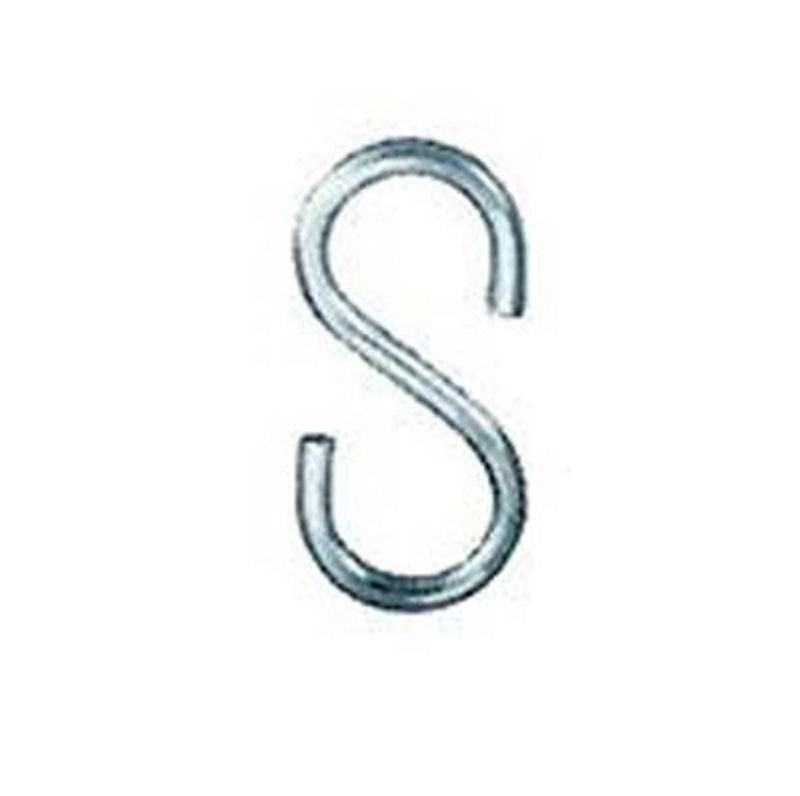 S-Hook #40 (1-1/16") Zinc Plated