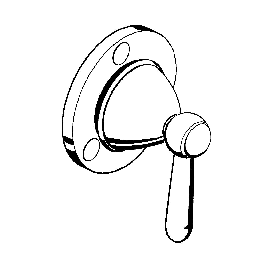 Axor Carlton Diverter Trim In Chrome