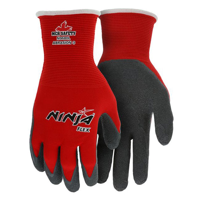 Ninja Flex 15 Gauge Red Nylon Shell X-Large Glove