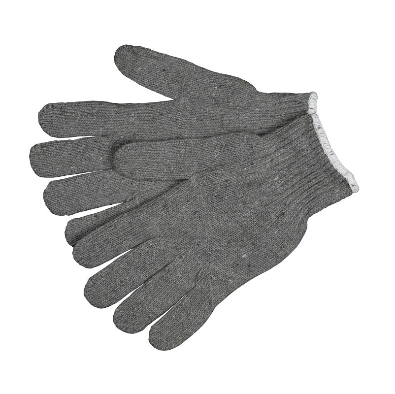 GLOVE 9507SM GRAY KNIT HVY WT SMALL COTTON/POLYESTER STRINGS