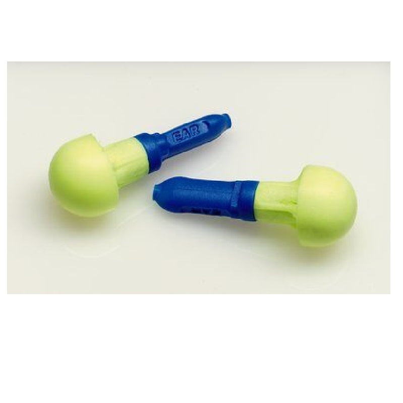 Earplugs NRR-28 dB Foam Yellow/Blue Push-Ins Uncorded 100 Pair Per Box