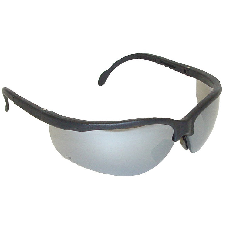 Safety Glasses Blue Mirror Journey Black Nylon Frame