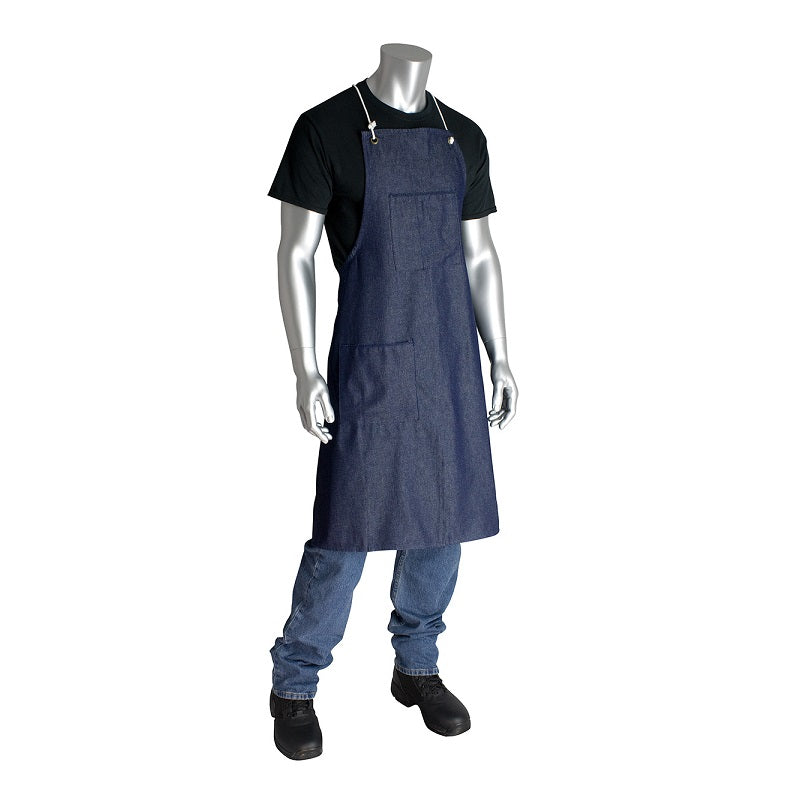 Denim Apron 28"x38" w/2 Pockets Blue