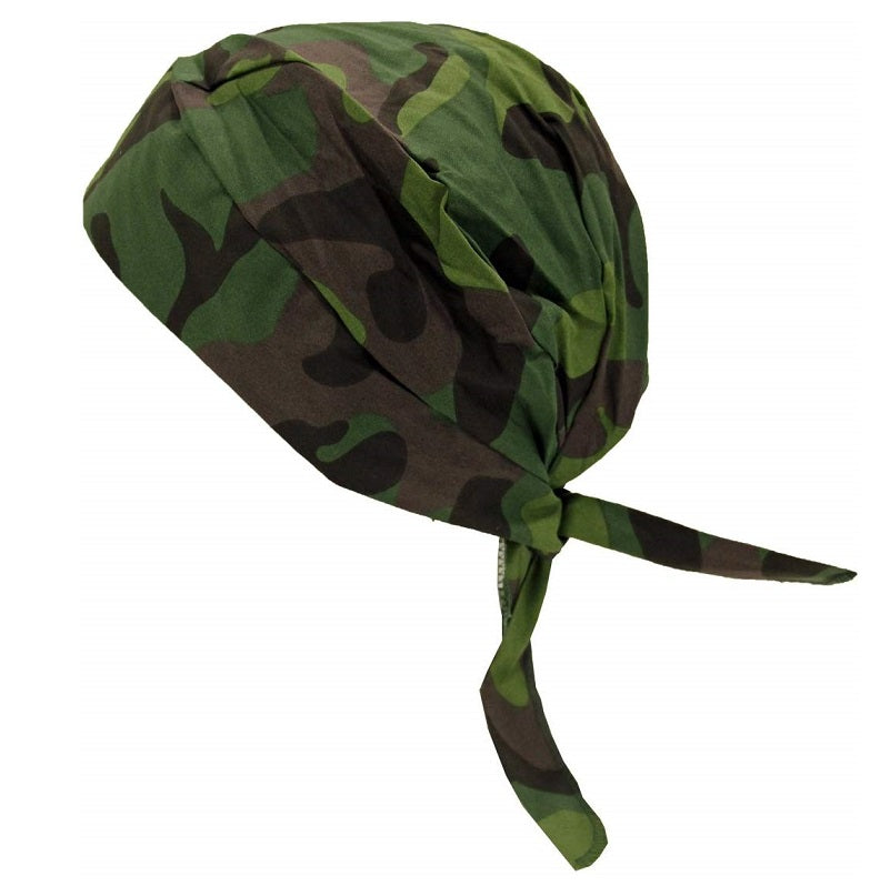 Tie Hat Doo Rag Jungle Camo