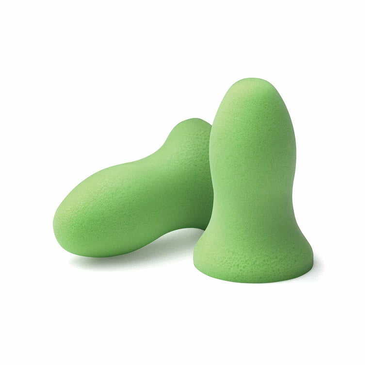 Earplugs NRR-33 dB Green Uncorded Meteors 200 Pair Per Box