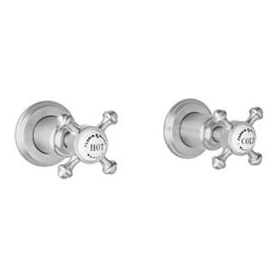 Perrin & Rowe Georgian Era Wall Mounted Valve In Polished Chrome