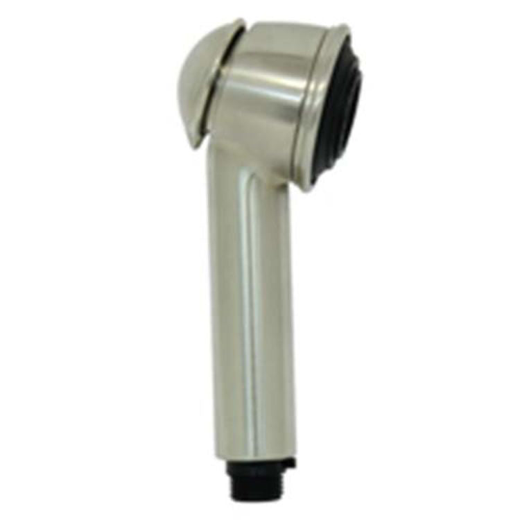 Long Handspray w/Elastomer Faceplate on Satin Nickel