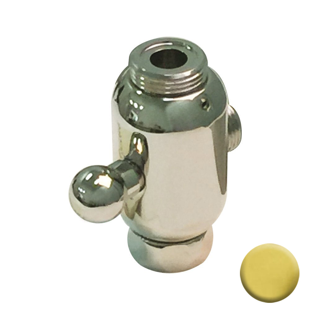 Arcana Wall Mounted Diverter Valve In Italian Brass