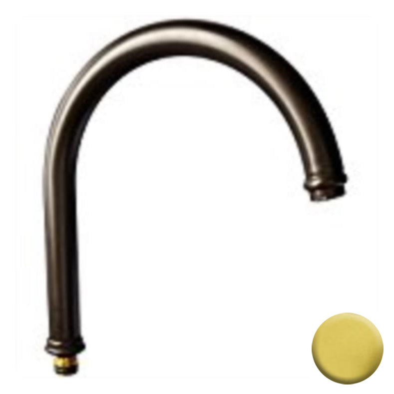 Kitchen Bridge Faucet C-Spout in Inca Brass