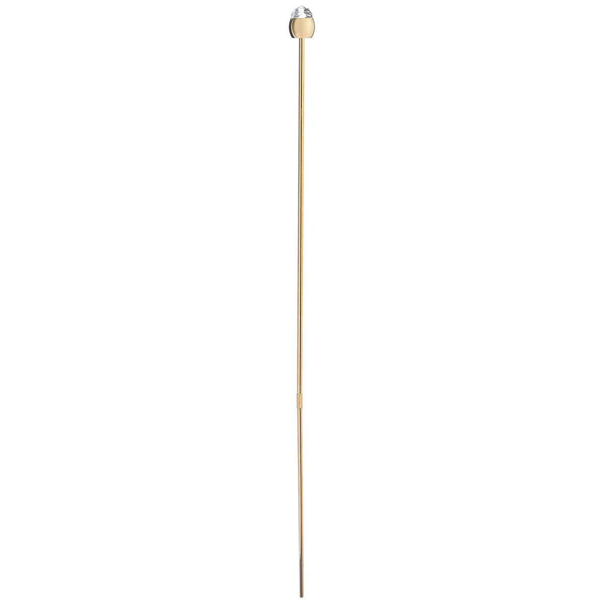 POP-UP ROD C7316MIB W/RND CRYSTAL KNOB