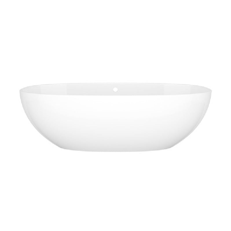 Barcelona 70-7/8x34-1/8" Freestanding Bathtub w/Overflow in White