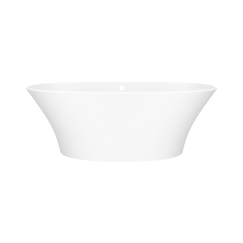 Ionian 67x31-1/4" Freestanding Bathtub w/Overflow in Matte White