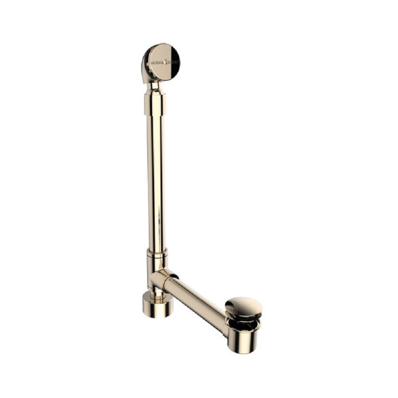 Victoria & Albert Freestanding Above Floor Tub Drain Kit in Polished Nickel