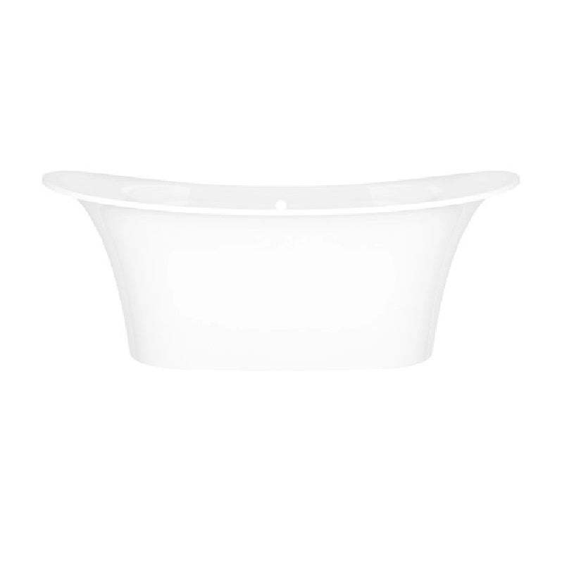 Toulouse 71-1/8x31-1/2" Freestanding Bathtub w/Overflow in White