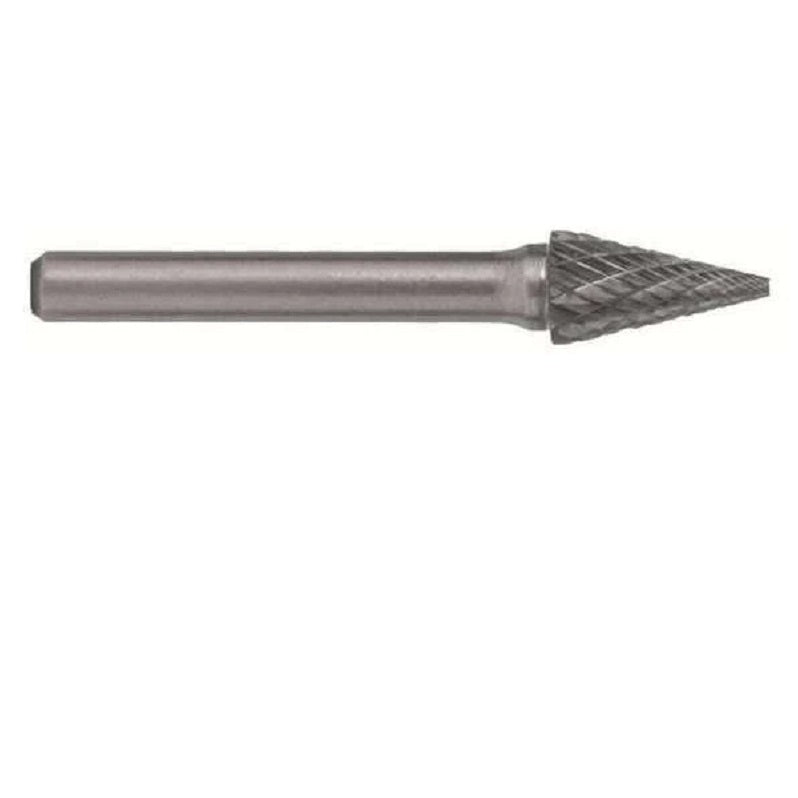 Carbide Bur 1/4"x1/4" SM-3 Double Cut Pointed Cone