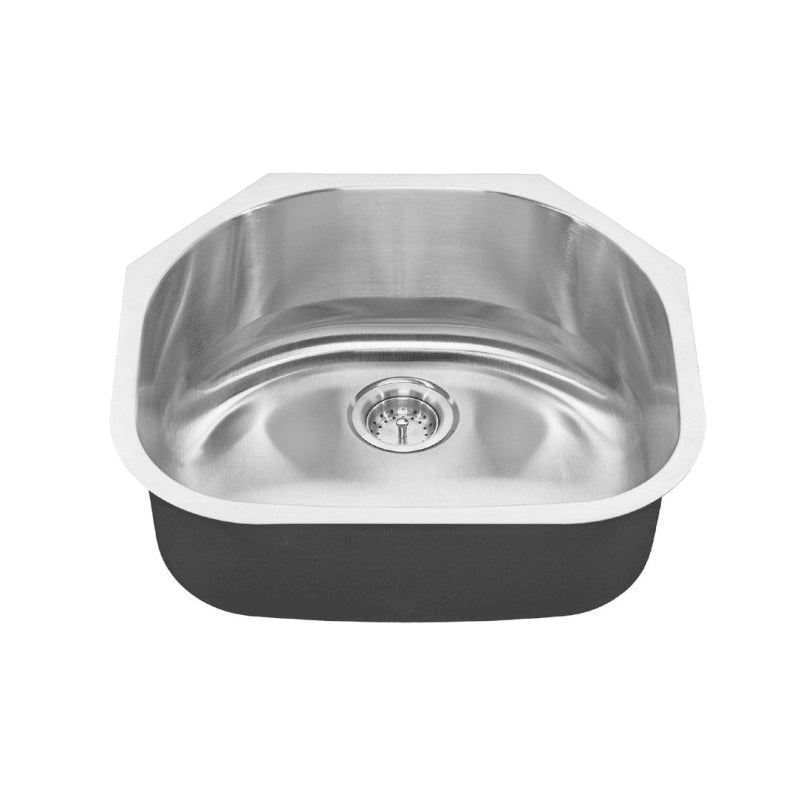 Portsmouth 23-1/8x21x9" Stainless Steel Single Kitchen Sink