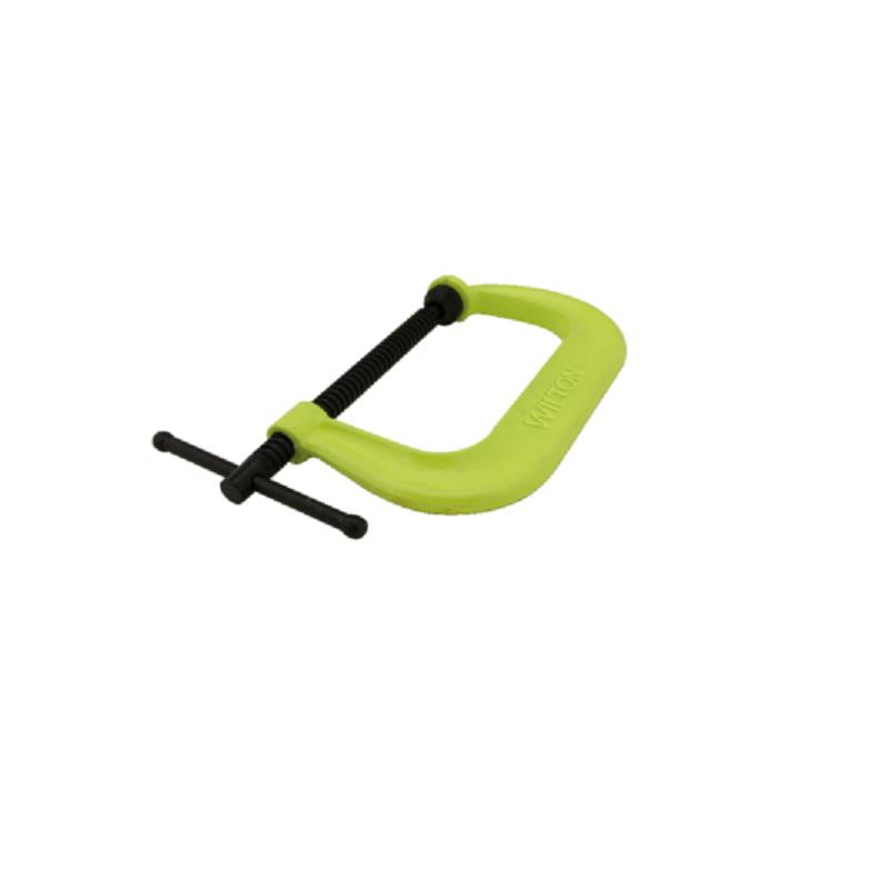 C-Clamp 0-8-1/4" Yellow Capacity 6,900 Lbs Deep Throat Hi-Vis
