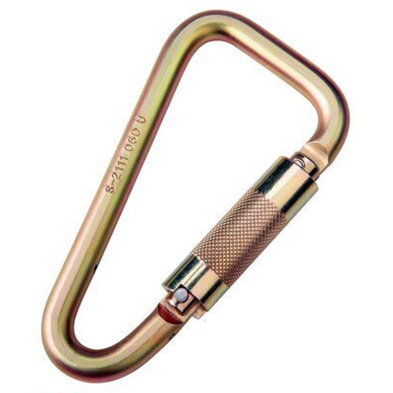 DBI Sala Saflok Carabiner 1-3/16" Gate Opening Steel with Self-closing/Locking Gate