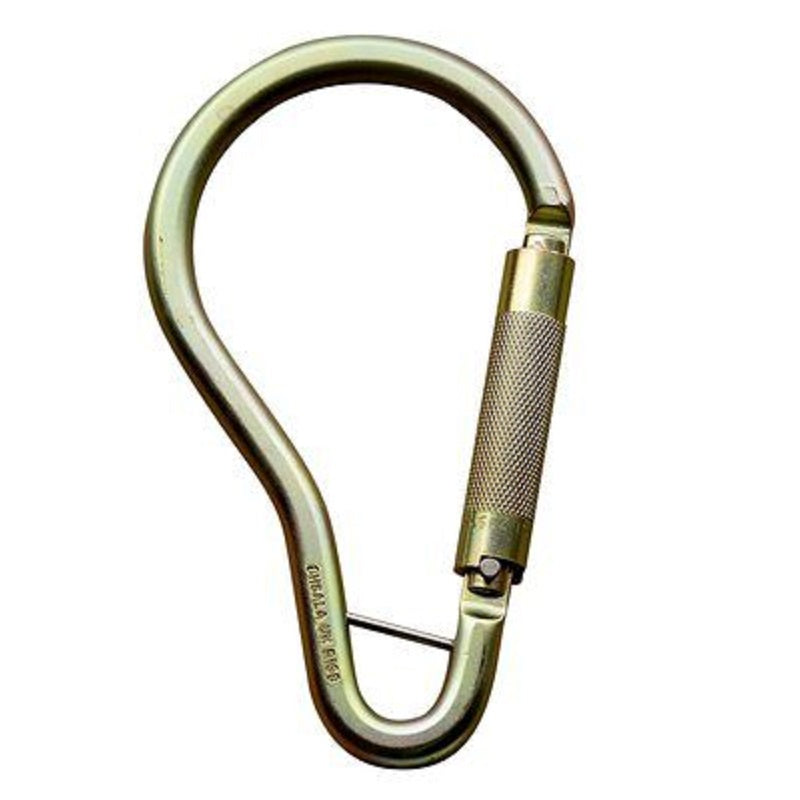 DBI Sala Saflok Carabiner 2-3/16" Gate Opening Steel with Self-closing/Locking Gate
