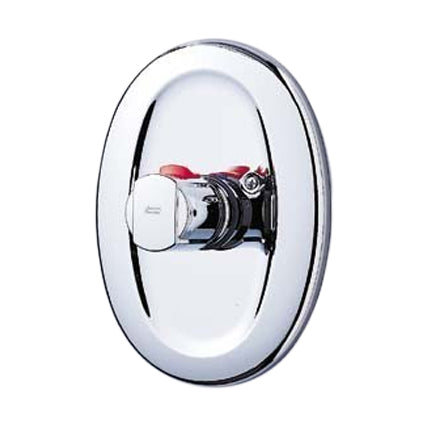 Ceratherm Single Handle Thermostatic Shower Valve in Chrome/Polished Brass