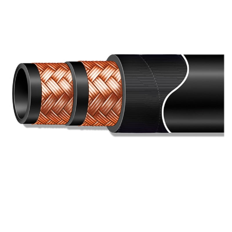 Hose 1/2" 250 PSI Black Steam