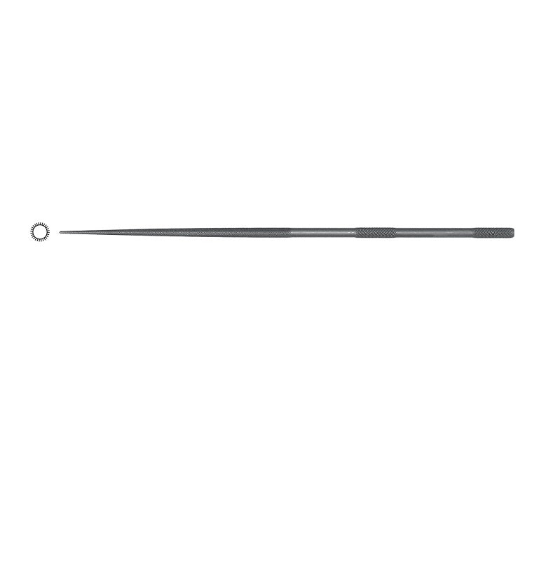 Swiss Pattern File 6-1/4" Long Round Needle #2 Cut