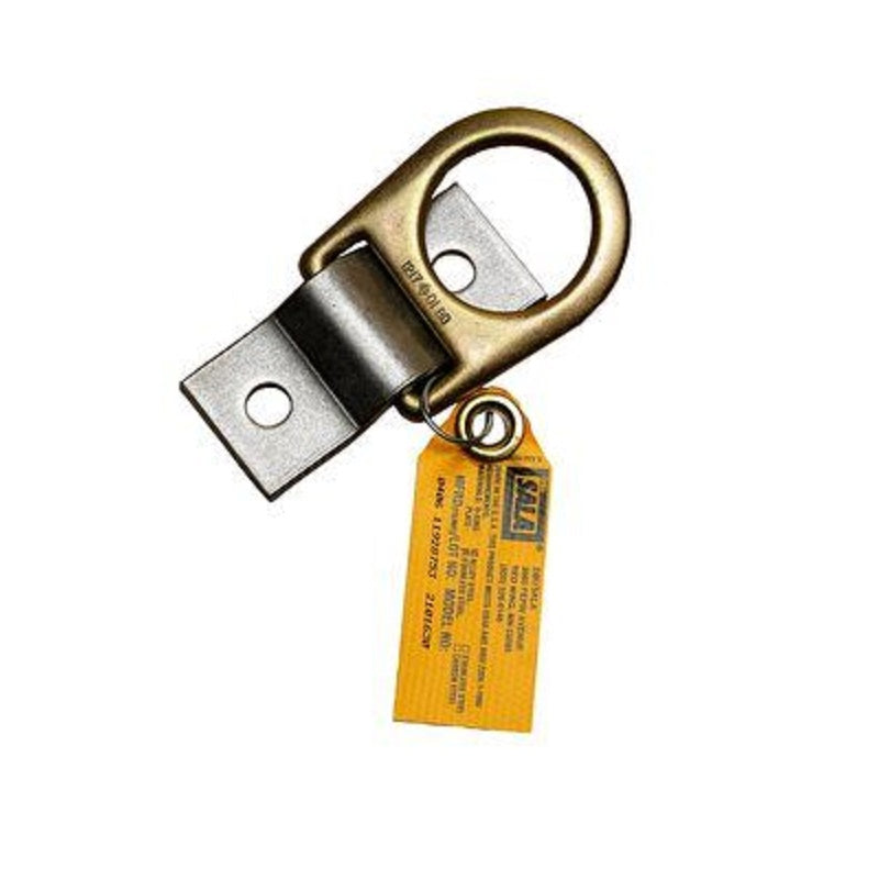 DBI Sala D-Ring Anchorage Plate with Zinc Plated Steel D-Ring & 304 Stainless Steel Plate