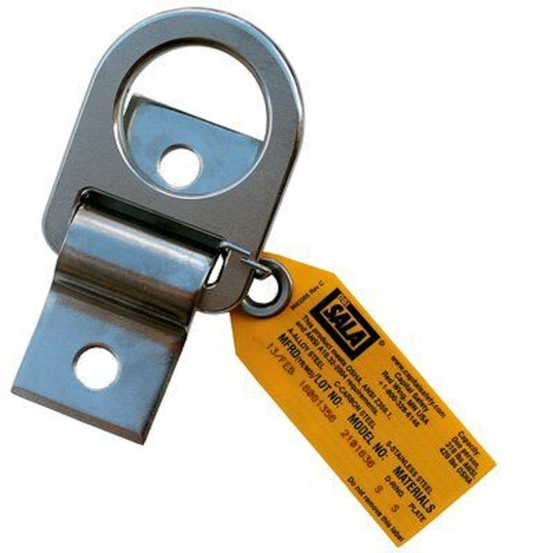 DBI Sala D-Ring Anchorage Plate with 304 Stainless Steel D-Ring & Plate