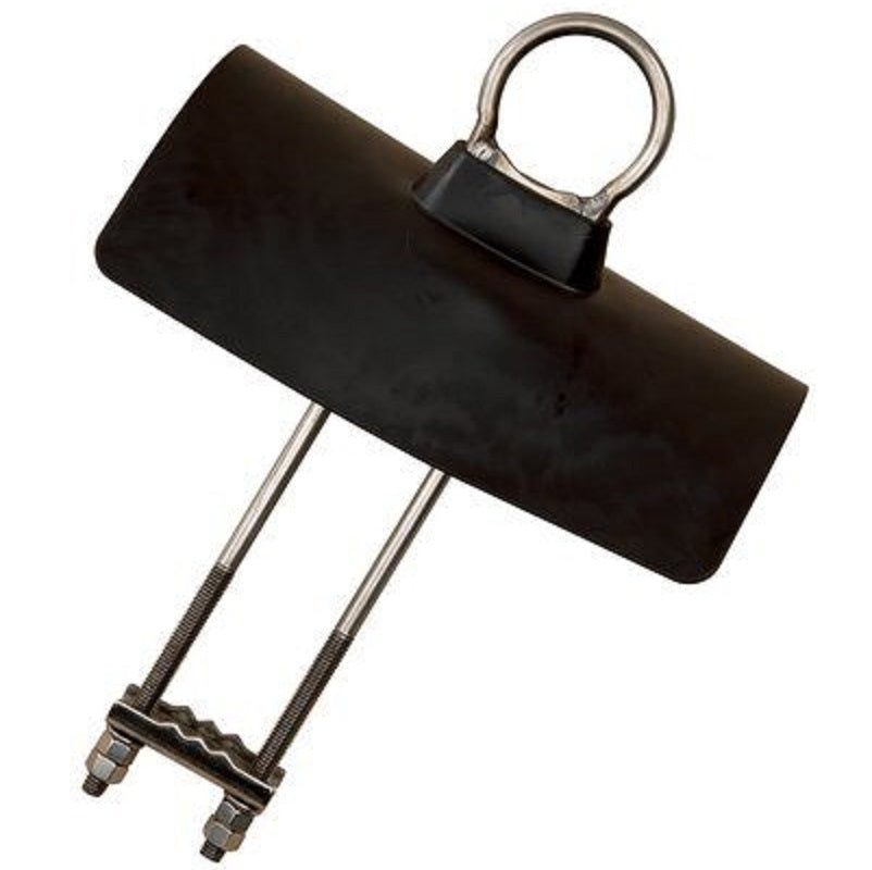 DBI Sala Permanent Roof Anchor with Flashing & Cap U-Bolt with Integral D-Ring Fits up to 2"X8" Roof Member