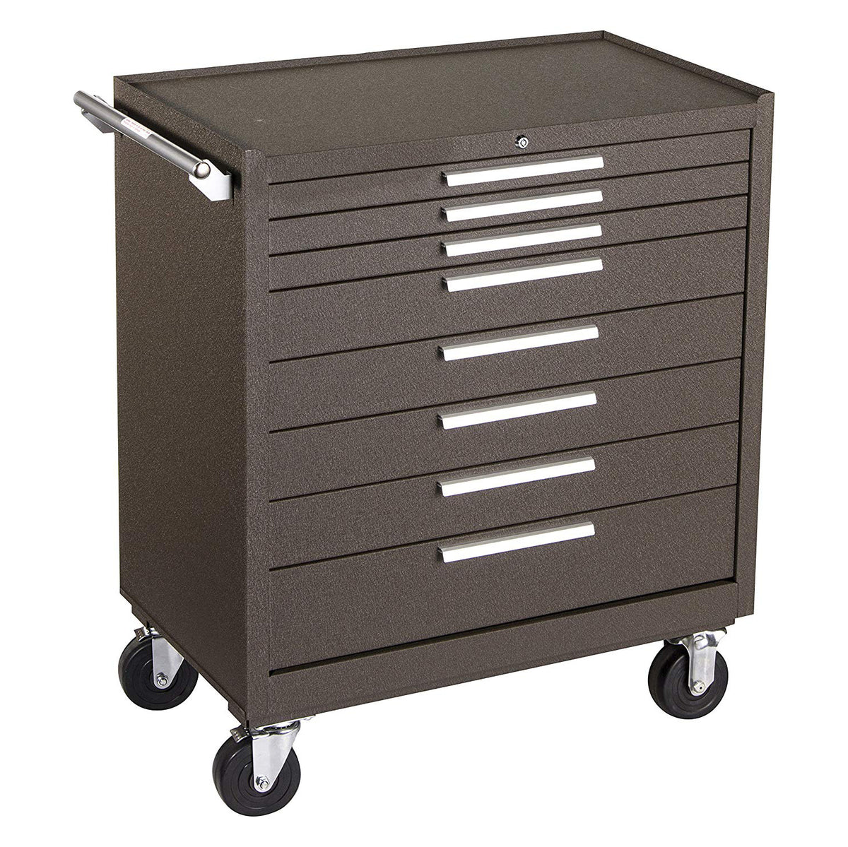 ROLLER CABINET 34in 348XB 8-DRAWER BROWN WRINKLE