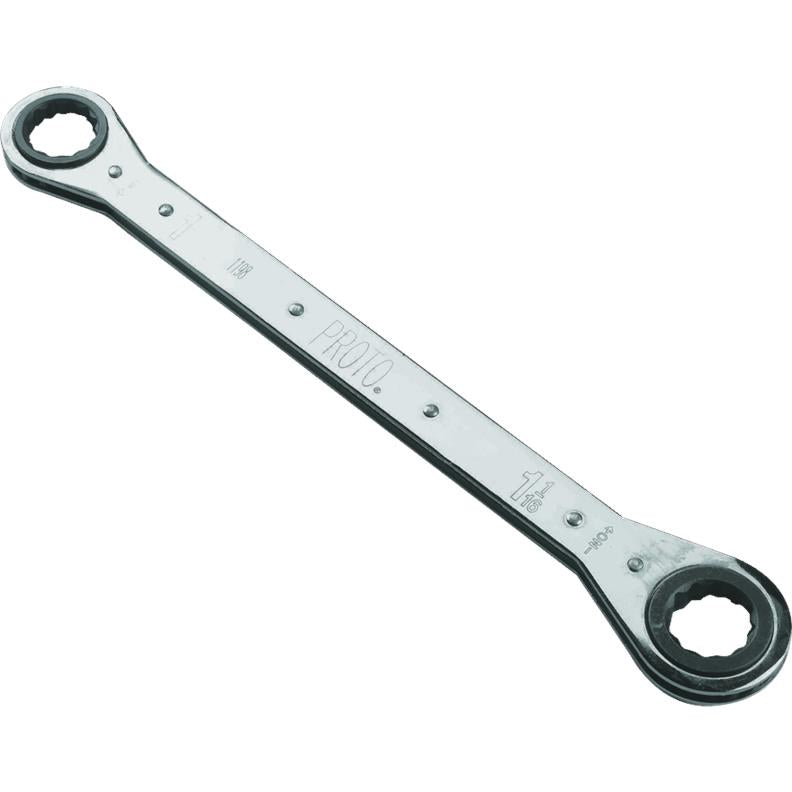 Double Box Wrench 13/16"X15/16" Ratcheting 12 Point Full Polish