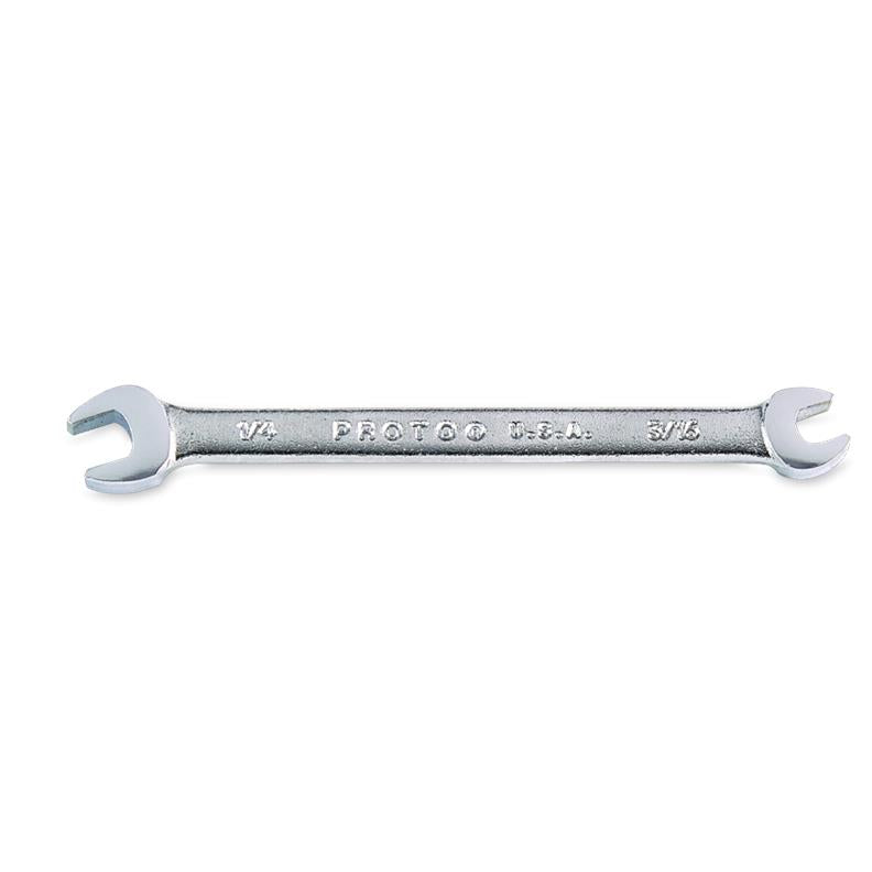 Open End Wrench 3/16"X1/4" Satin