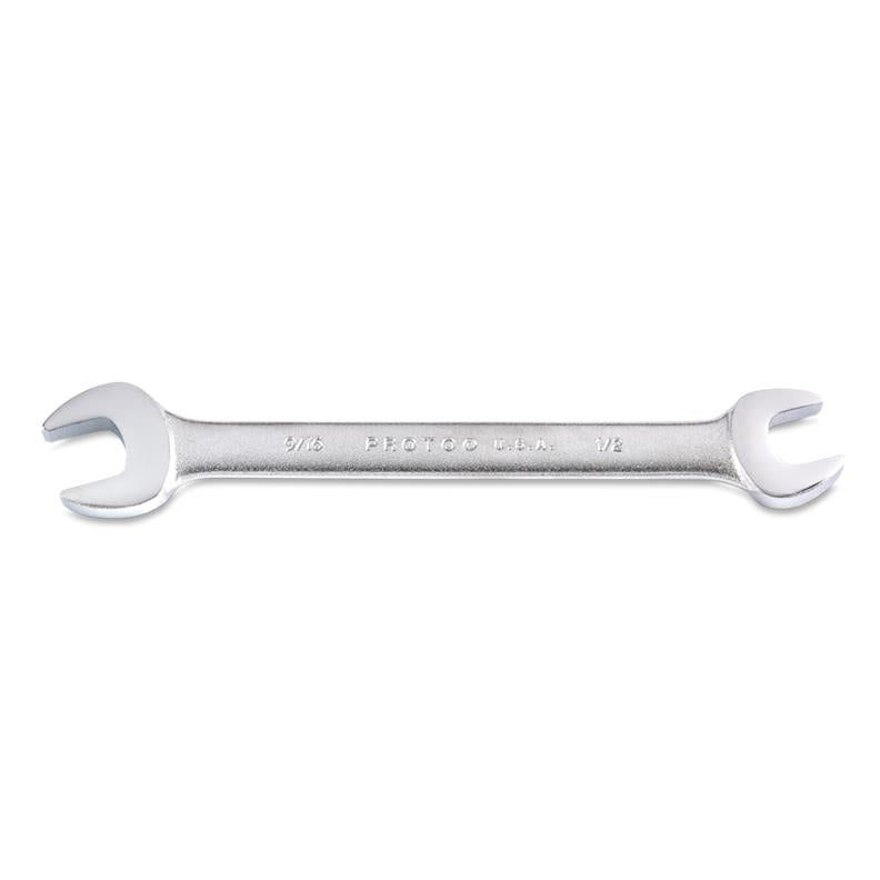 Open End Wrench 1/2"X9/16" Satin