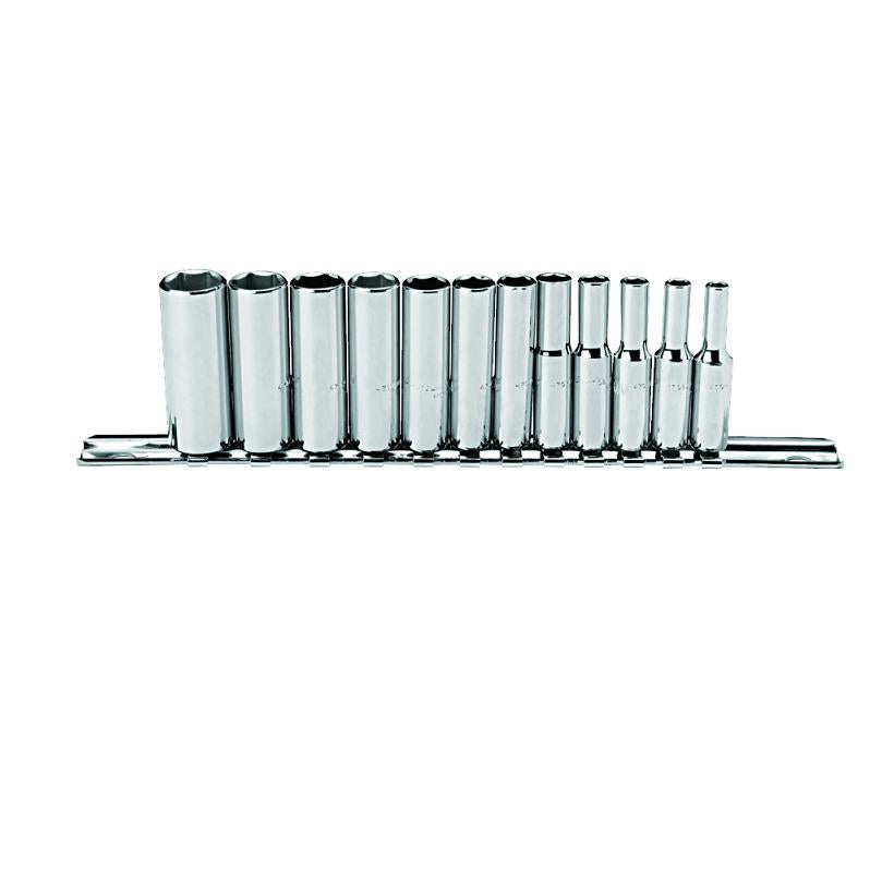 SOCKET SET 1/4DR 12PC METRIC 6PT J47202