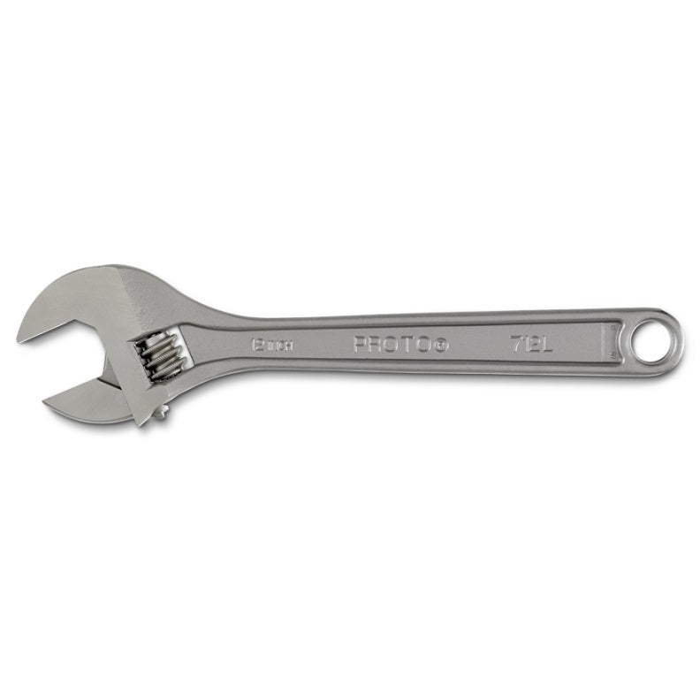Adjustable Wrench 8" Clik-Stop Satin