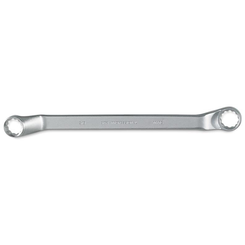 Double Box Wrench 5/8"X11/16" Deep Offset 12 Point Satin