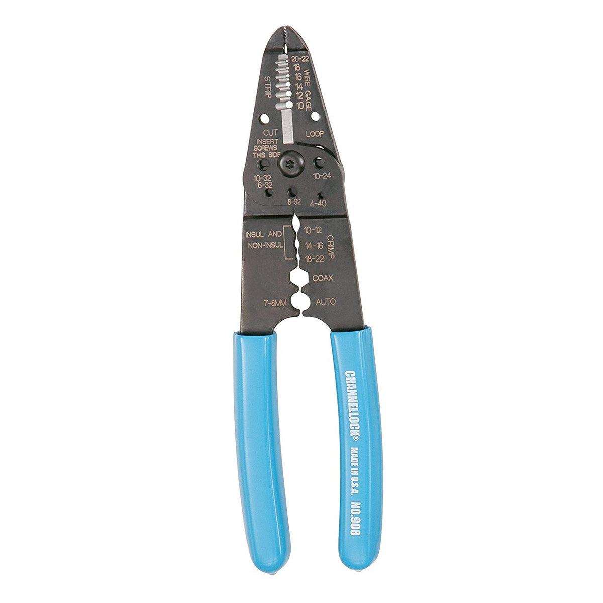 WIRING TOOL 8.25 IN 908 STIPPER, CRIMPER, SHEAR, CUTTE
