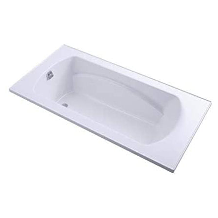 Lawson 72x36x20-5/16" Vikrell Bathtub w/End Drain in White