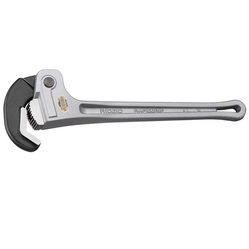 Aluminum RapidGrip Pipe Wrench 14" 2" Pipe Capacity Model 14